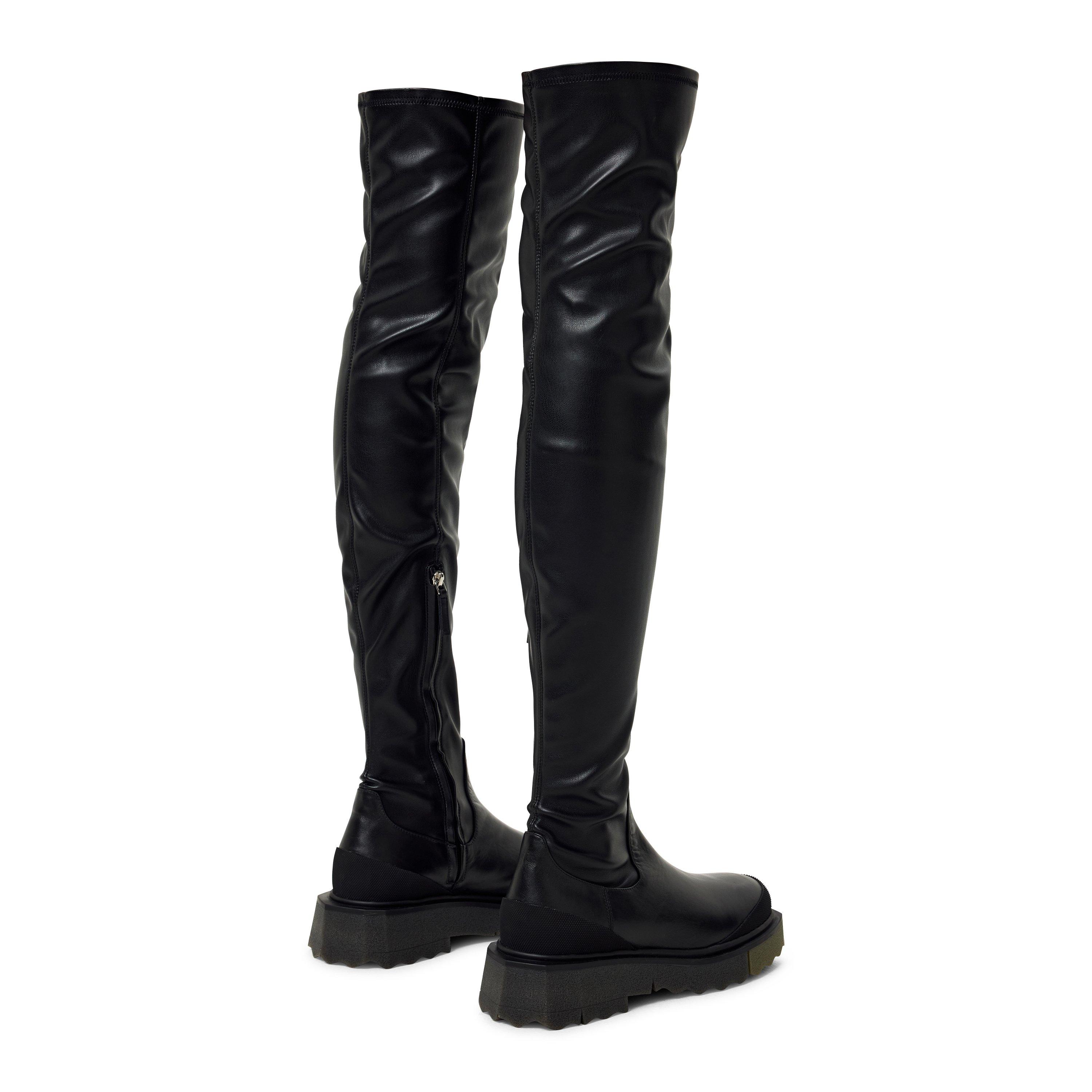 Off White Thigh High Boots