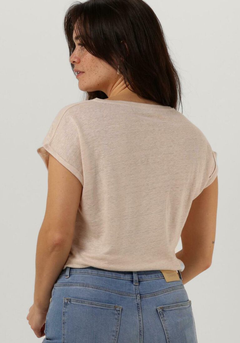 BY-BAR ecru by-bar t-shirt mila organic linen top
