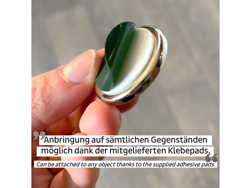 Silwy Power-Magnete 4 Stück, Silber Magnete