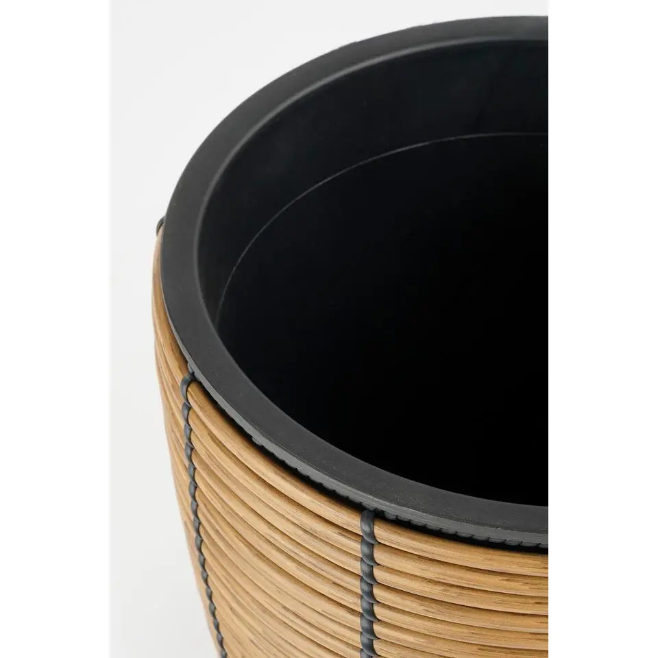 Mica Decorations Durban Bloempot Buiten - Set van 3 - H36 x Ø40 cm