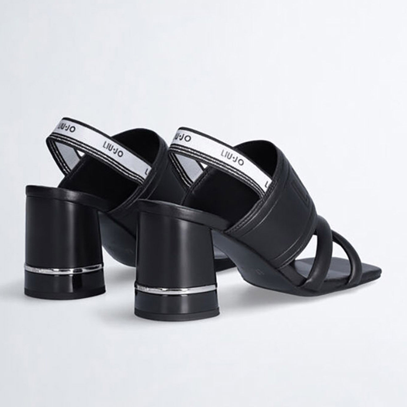 Liu-Jo Sandales Nice noires  - Talon 8 cm