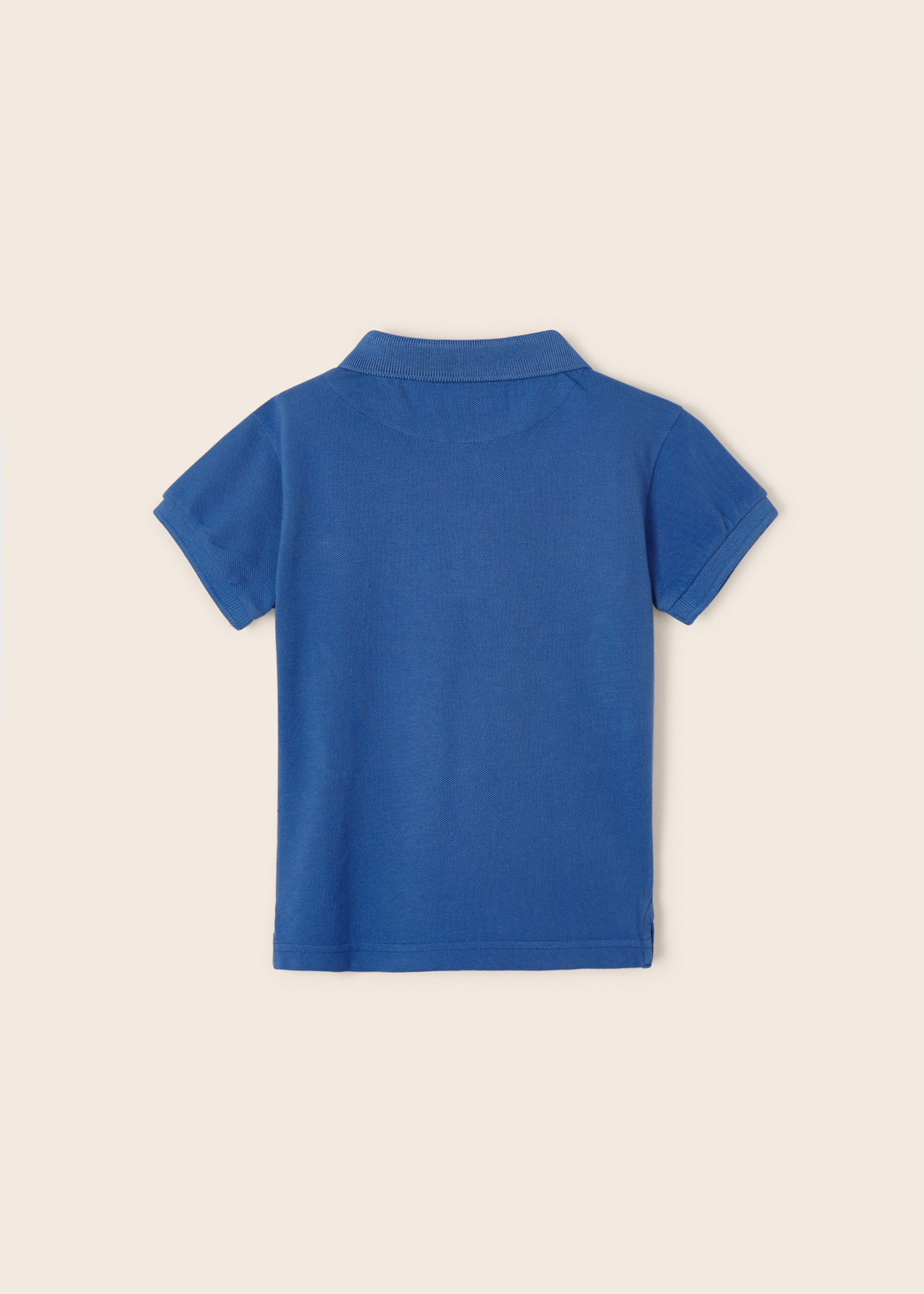 Camisa polo de algodão de manga curta para meninos