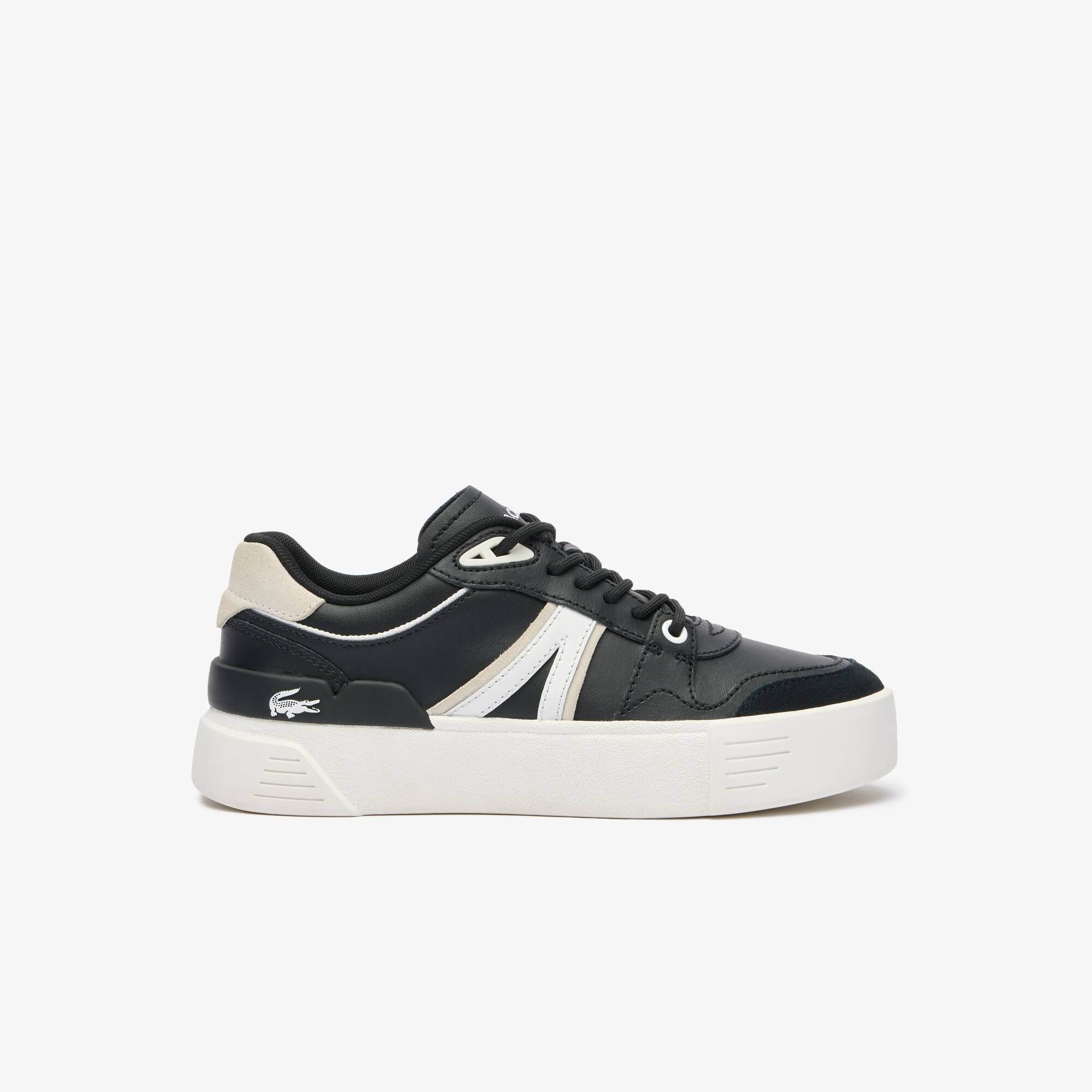Sneakers L002 Summer Style femme en cuir Sneakers - Noir - Lacoste - Femme