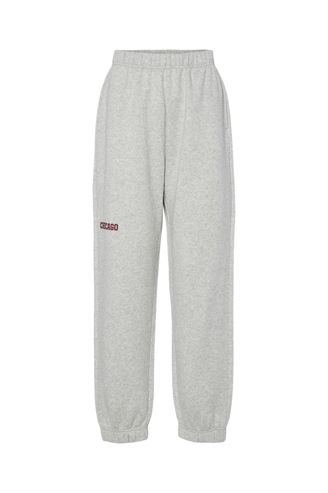 Pieces Pcsasie Sweat Pants 4705495 light grey melange red chicago