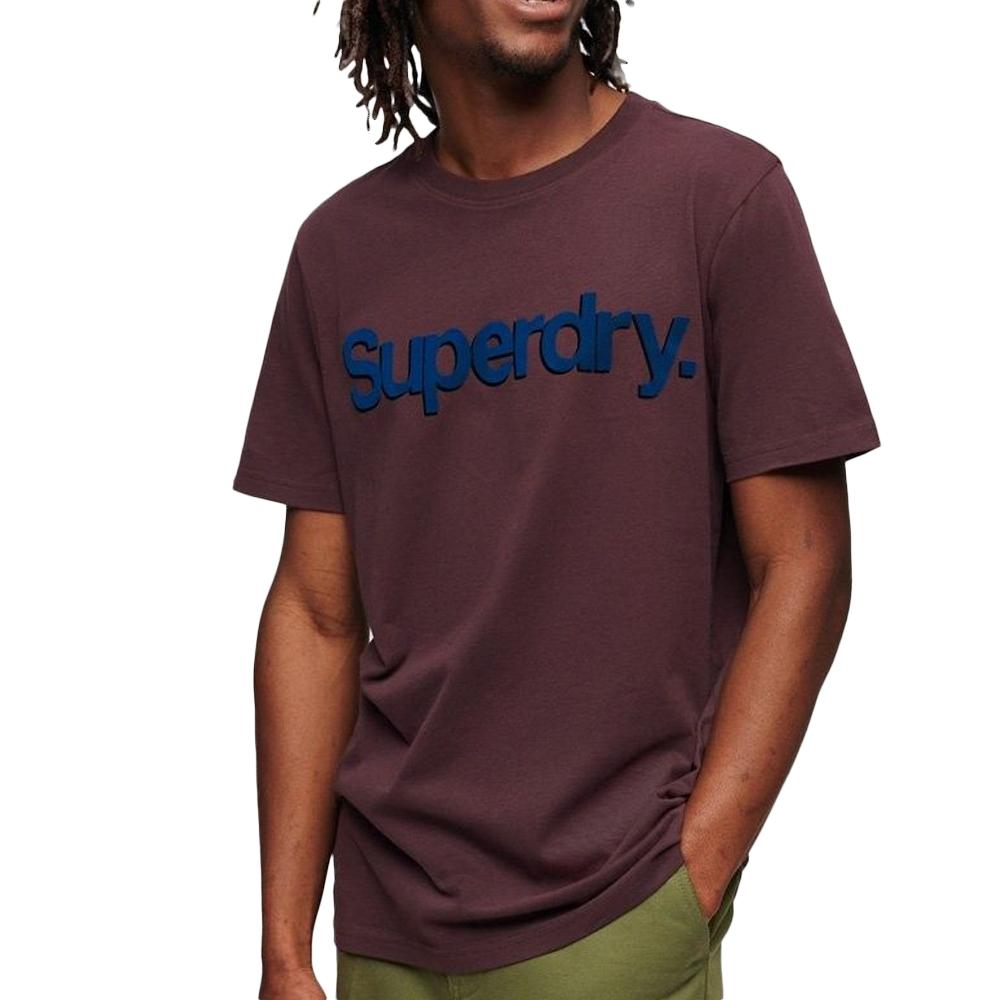 Superdry T-shirt Bordeaux Homme Superdry Classic
