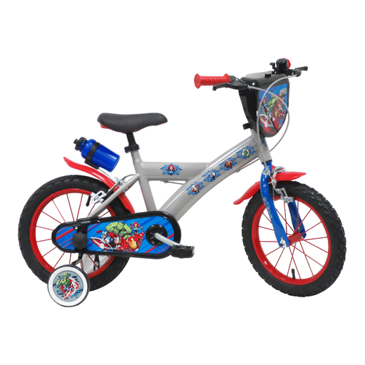 Bicicleta infantil Avengers de 14 polegadas para crianças de 4 a 6 anos.