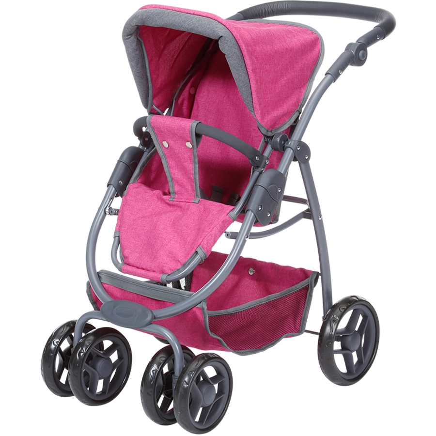 knorr toys® Puppenwagen Coco - berry rosa