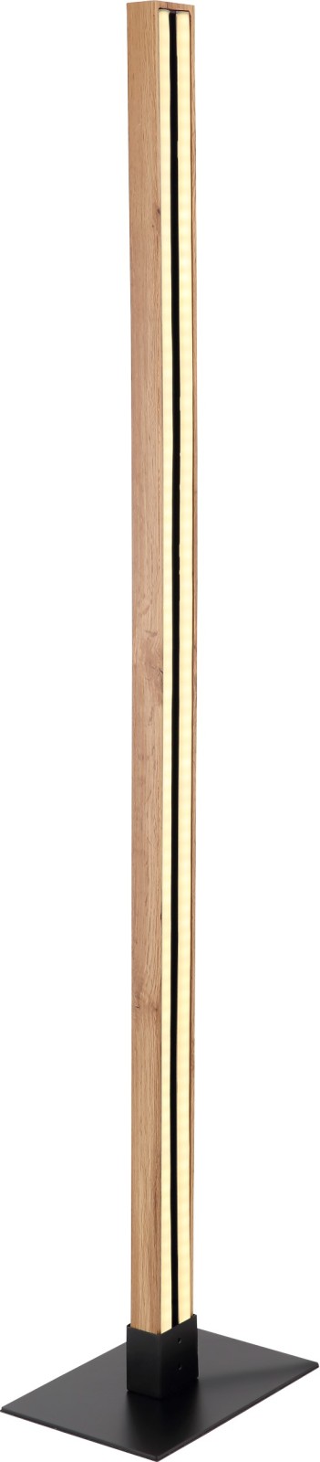 Stehleuchte - schwarz matt - 123cm breit