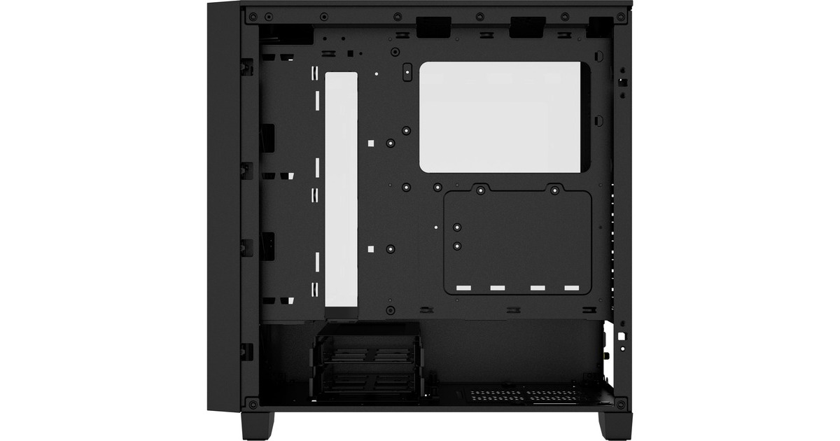Corsair3000D Airflow RGB midi tower behuizing  (Zwart | 2x USB-A | RGB | Tempered Glass)