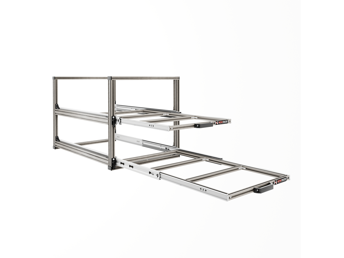 Nova Racks Serie V 2 Levels schuifopbergsysteem - 40x90x55 cm