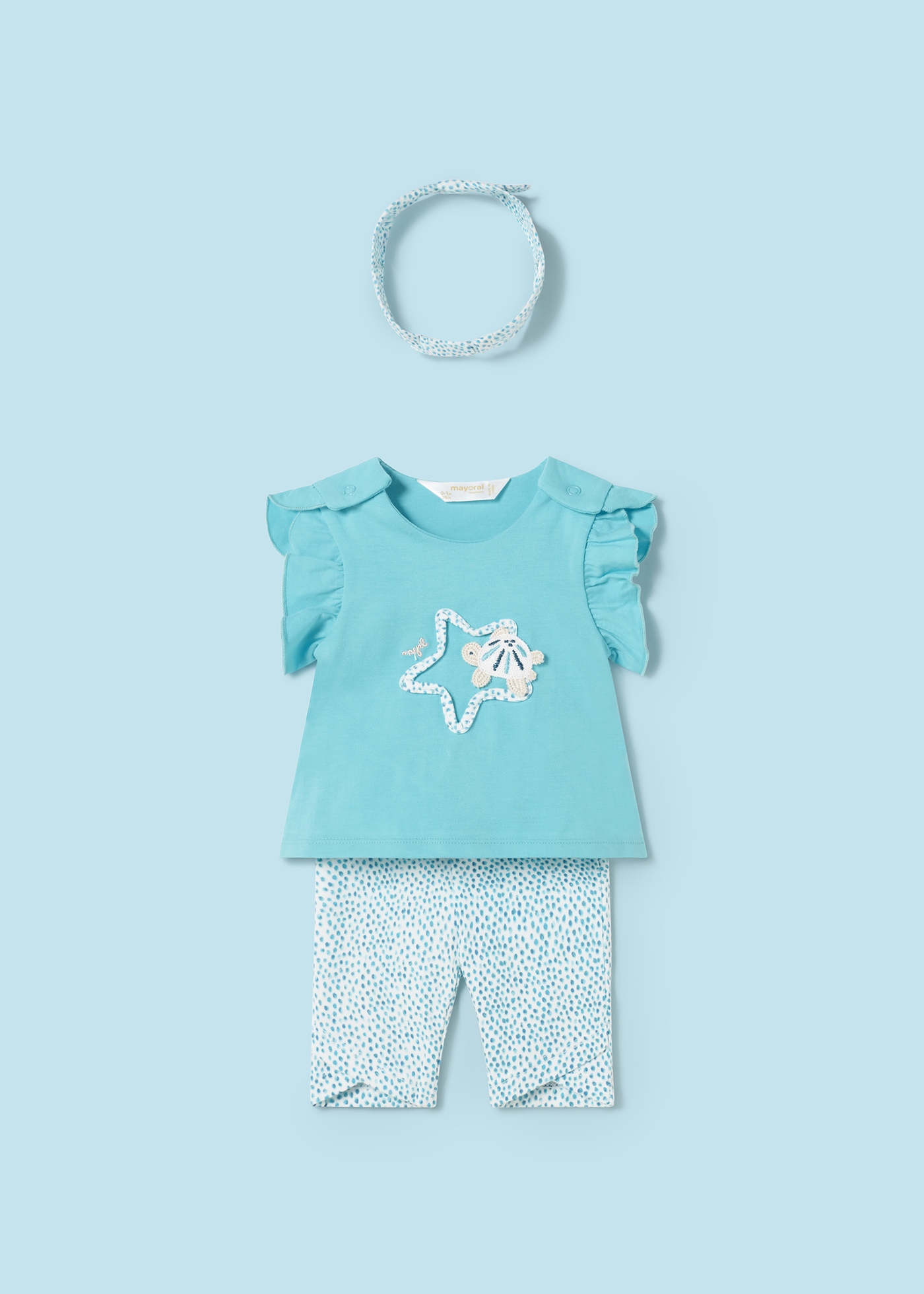Conjunto de 3 peças para recém-nascido Better Cotton, branco