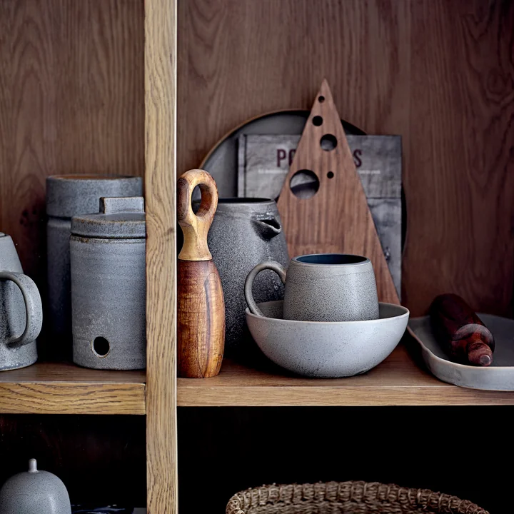 Bloomingville - Martim Salz- und Pfeffermühle, natur (2er- Set)