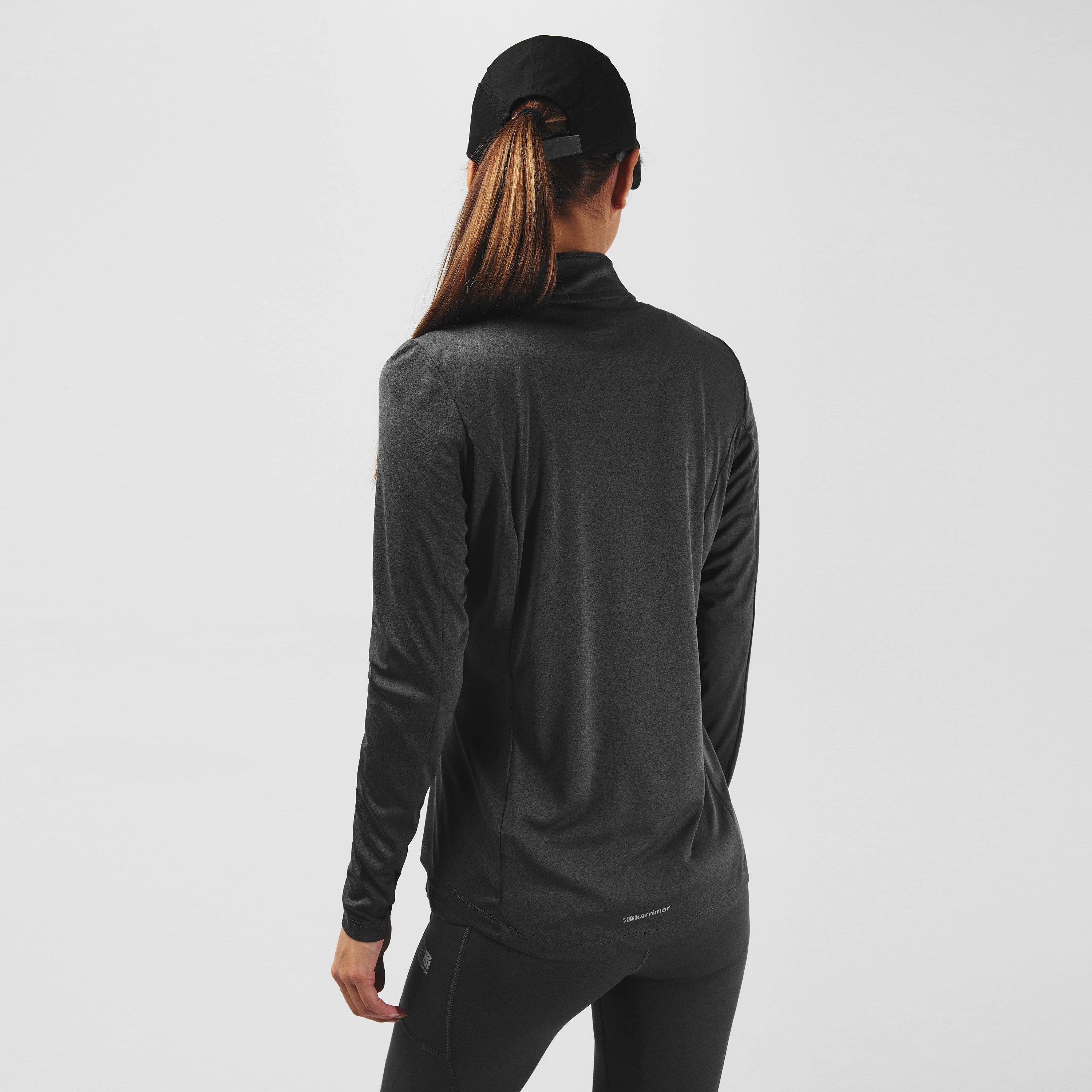 Karrimor LongsleevequarterZip Top Ladies