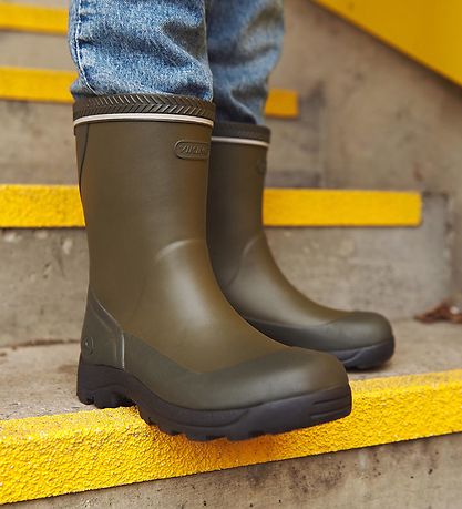 Viking Gummistiefel - Storm - Jagdgrün/Burnt Orange