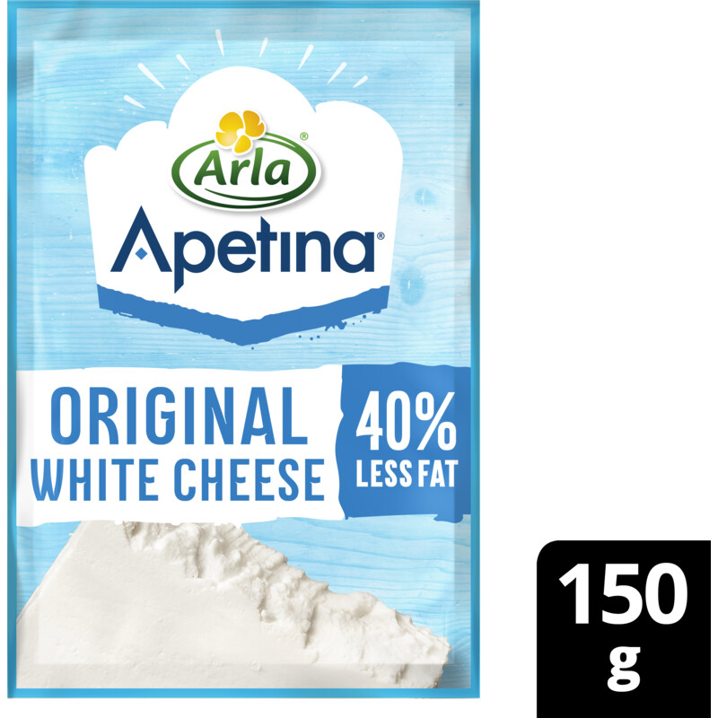 Arla Apetina white cheese 40% less fat