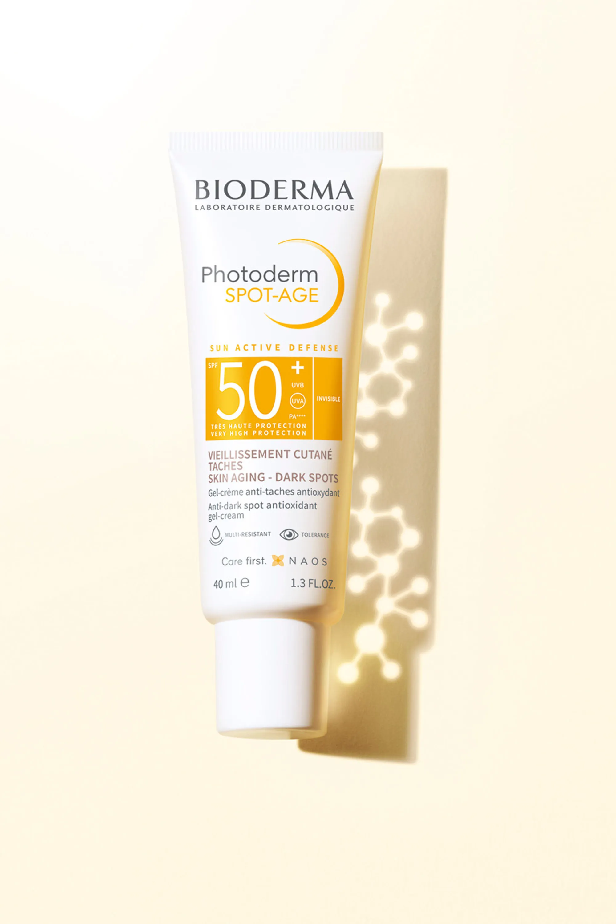 Bioderma Gel-crème solaire anti-tâches Photoderm Spot-Age SPF50+-40 ml