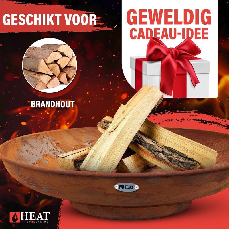 HEAT Vuurschaal Classic - Zwart - Staal