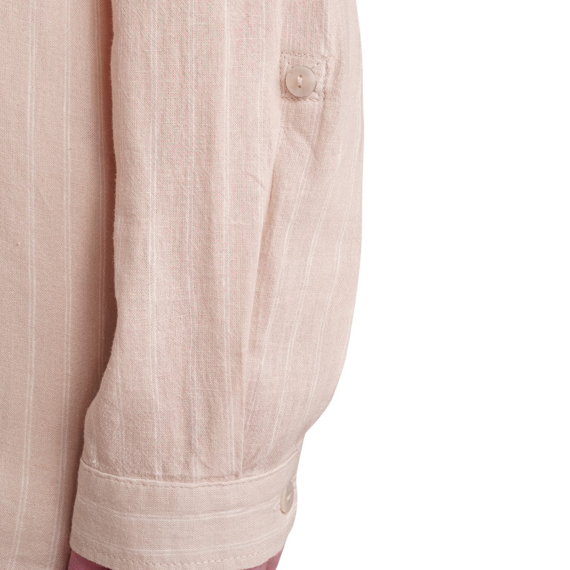 Gina Benotti Damen Leinen-Bluse mit Hemdkragen beige