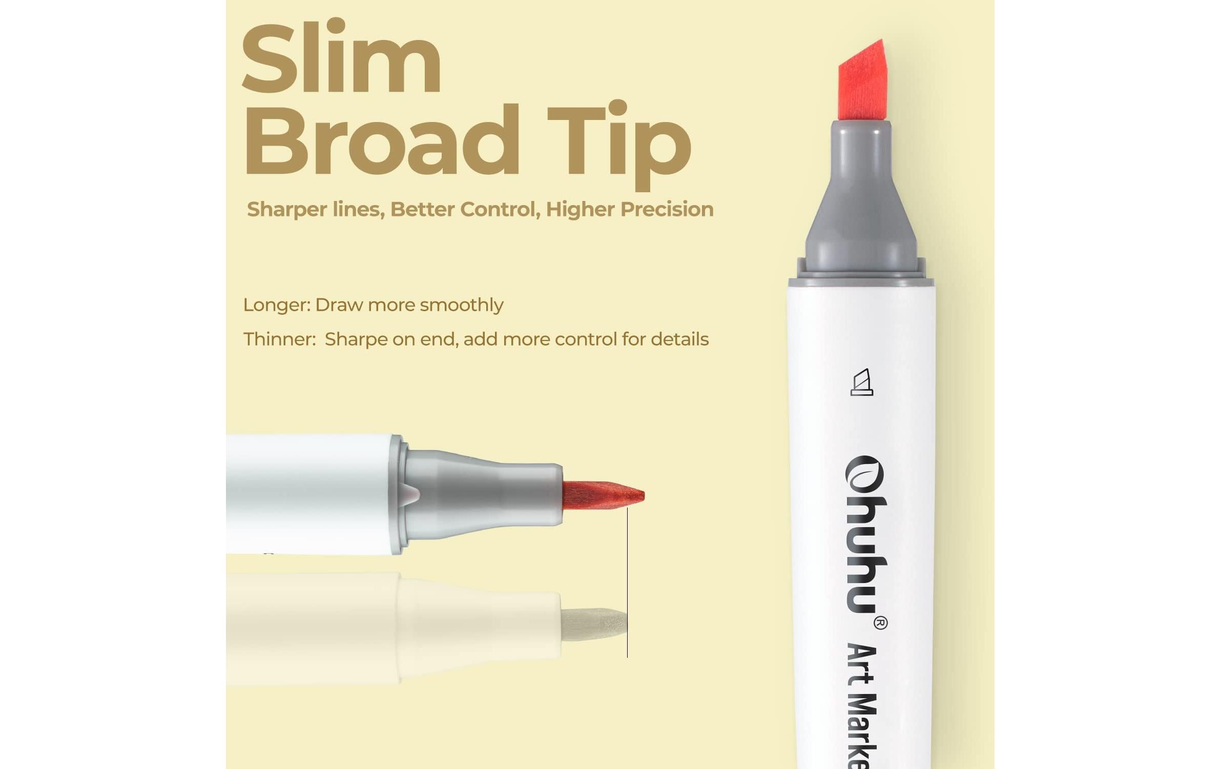 Permanent-Marker Kaala Kunstmarker Hauttöne 24 StückKunstmarker