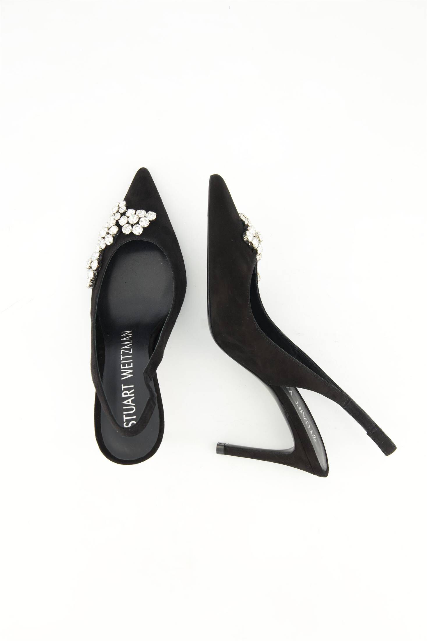 Stuart Weitzman| Damen Slingback Pumps STUART CRYSTAL FLEUR 85