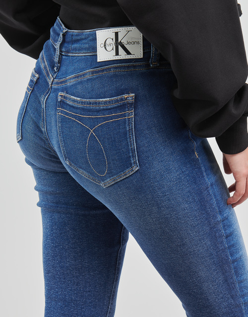 Calvin Klein Jeans - MID RISE SKINNY - Bleu Medium