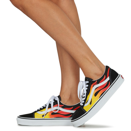 Vans - UA OLD SKOOL - Noir / Orange