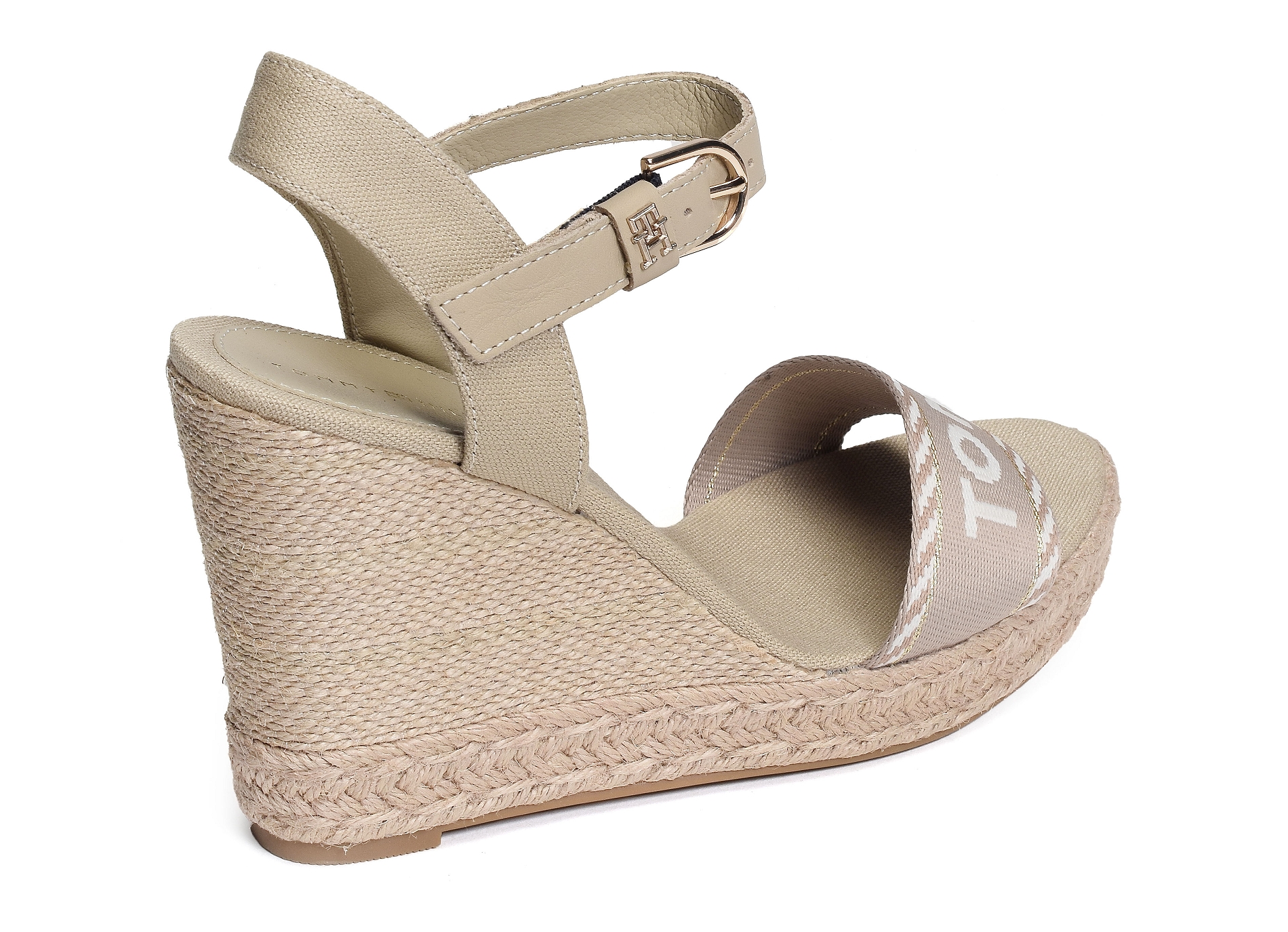 Seasonal webbing wedge 7088 beige
