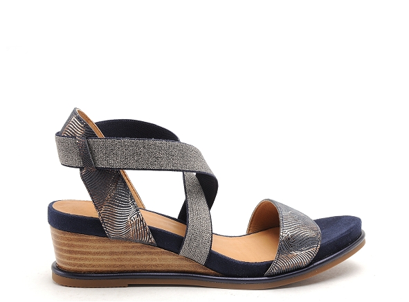 Mamzelle nu pieds talons femme naf bleu
