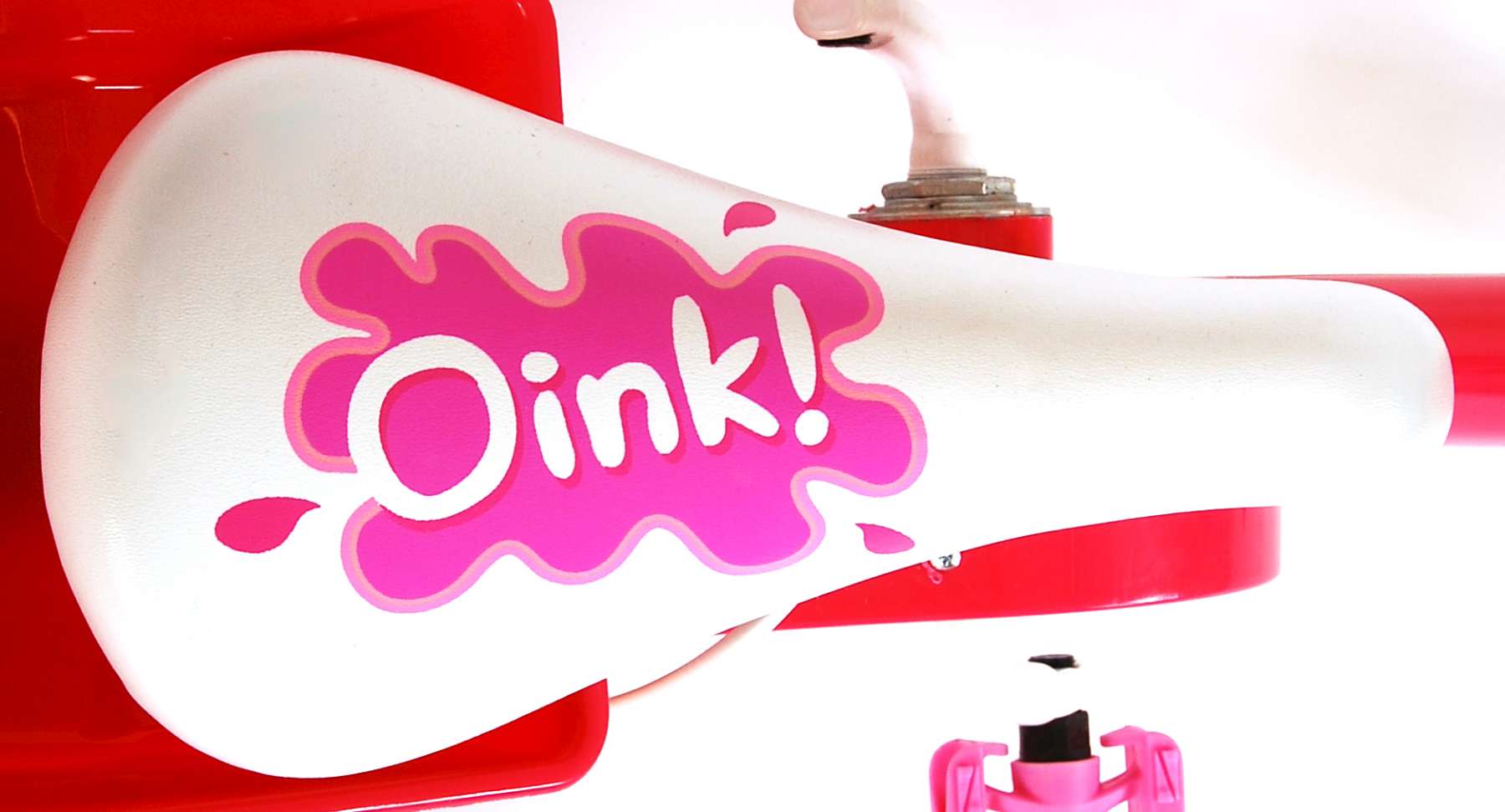 TPFSports Peppa Pig Kinderfahrrad - Mädchen - 12 Zoll - 2 Handbremsen - Pink