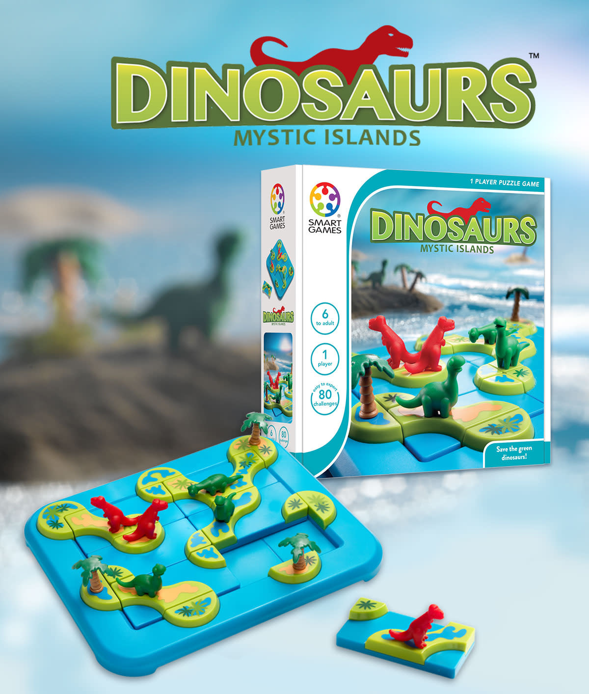 Smart games Smartgames Dinosaurs mystic islands