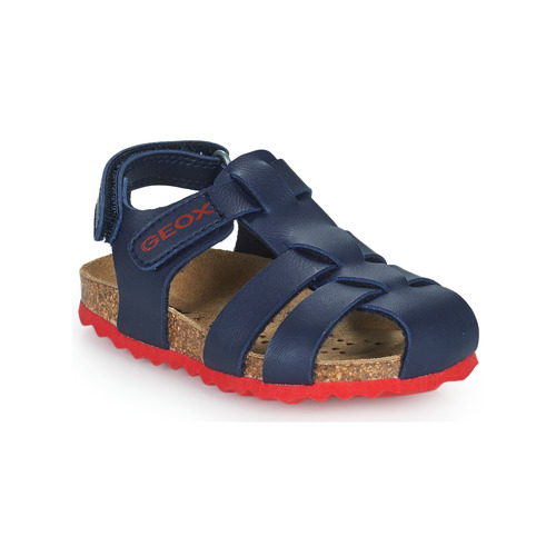 Geox - B SANDAL CHALKI BOY - Marine / Rouge