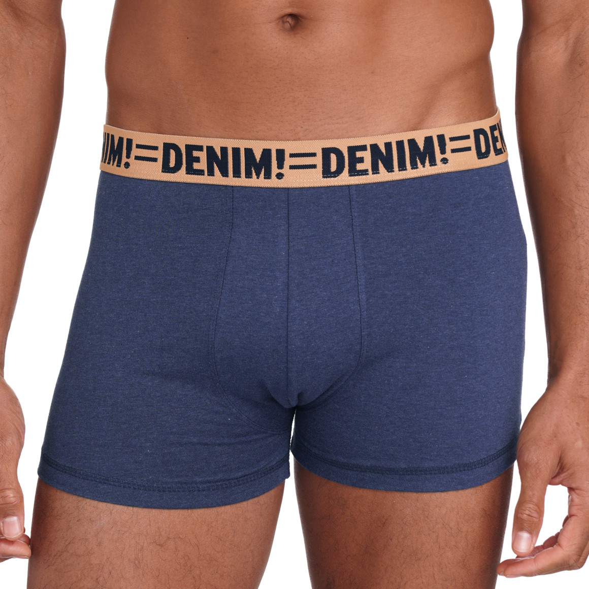 VanVaan Denim 3 Herren Retroshorts meliert hellorange / hellgrau / dunkelblau