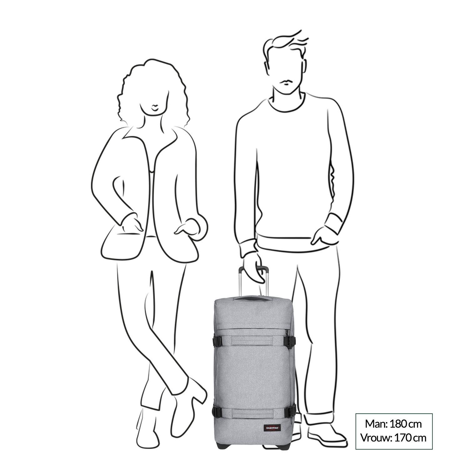 Eastpak Transit'R M sunday grey