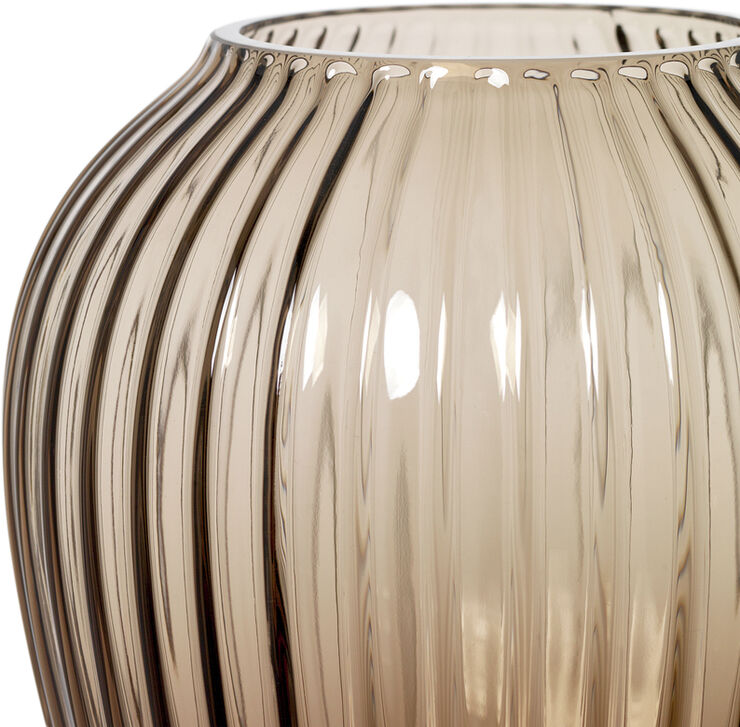 Kähler Hammershøi Vase H18. 5 valnød Brun