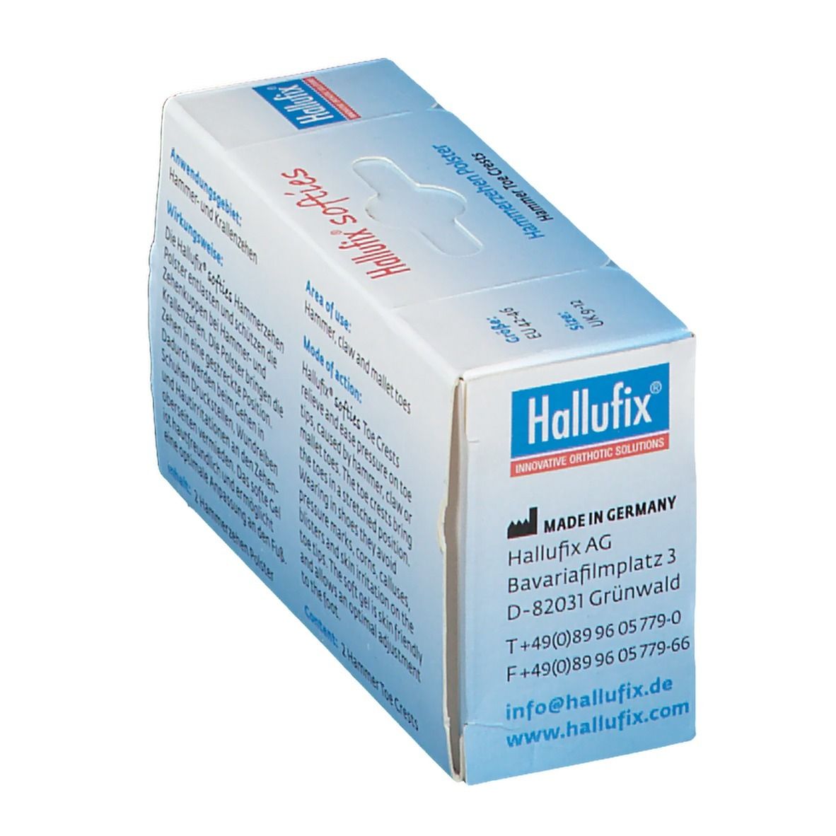 Hallufix® softies Hammerzehen Polster Gr. 42-46