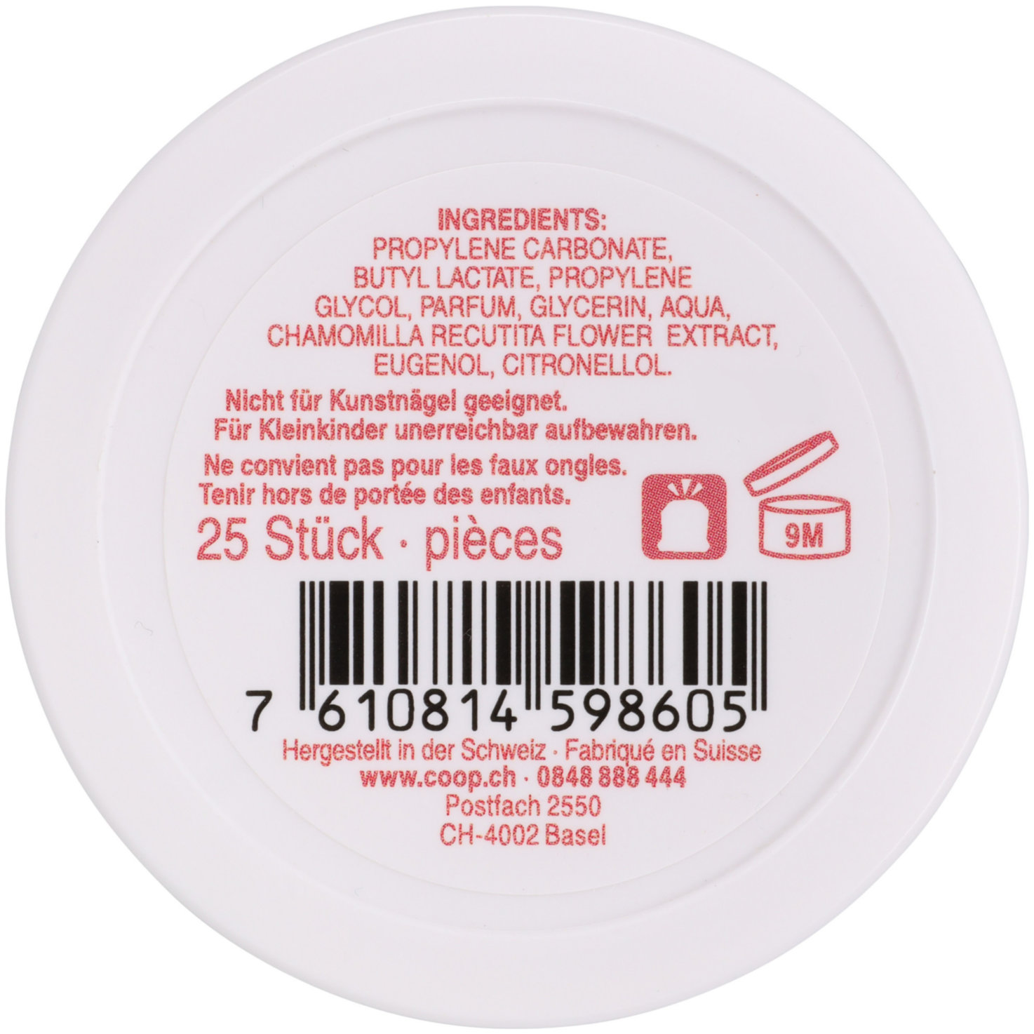 well Nagellack-Entferner Pads