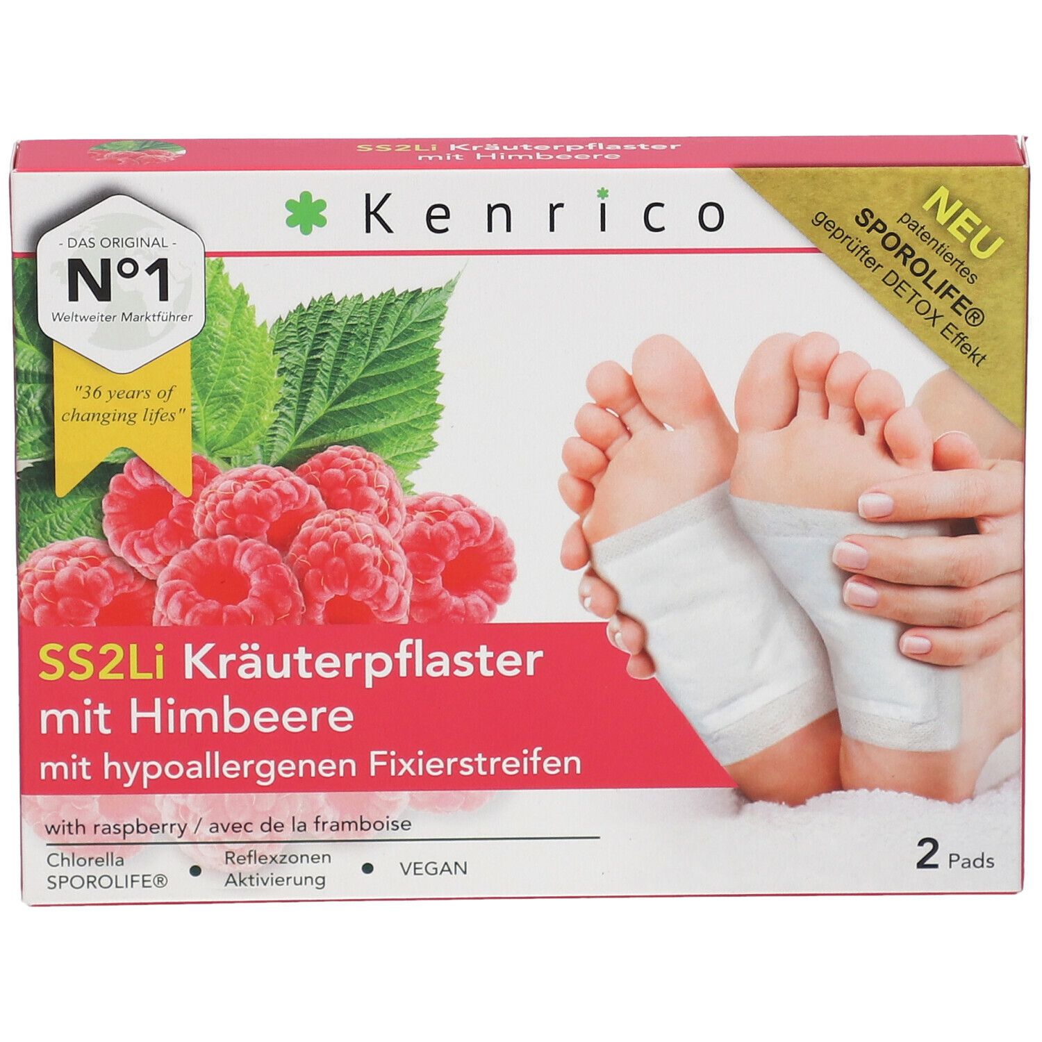 Kenrico SS2Li Kräuterpflaster mit Himbeere