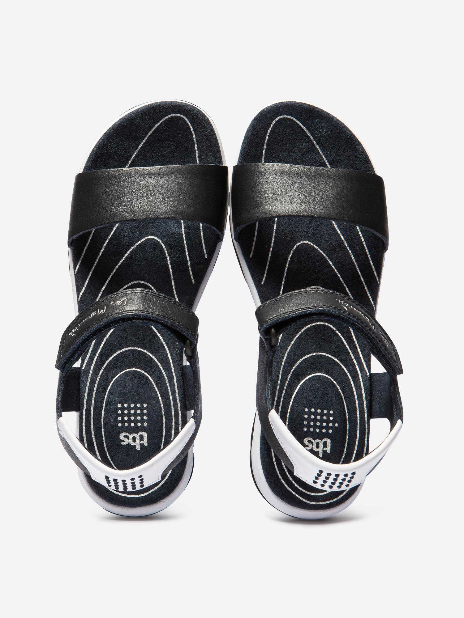 Sandales Femme Légères Cuir Marine