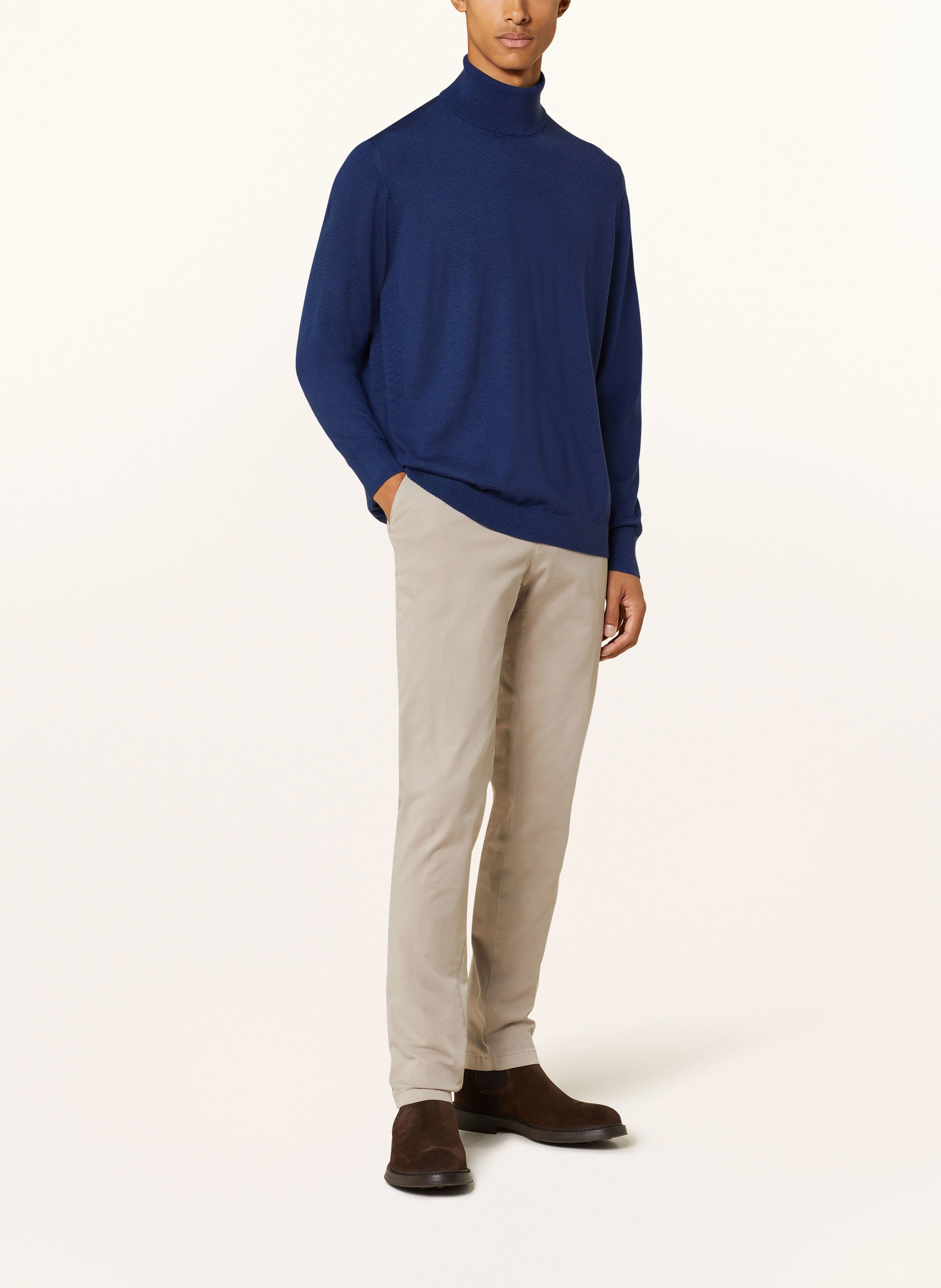STROKESMAN'S Rollkragenpullover aus Merinowolle