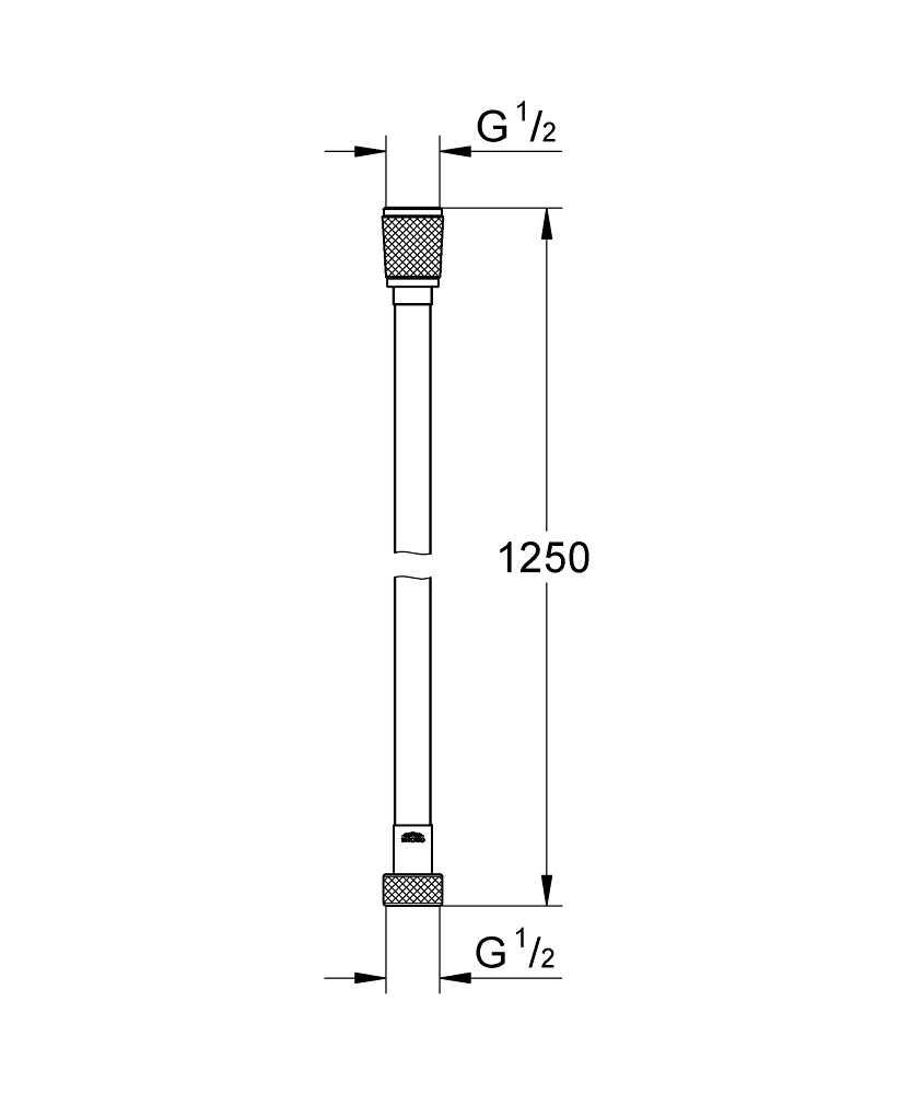 Grohe Silverflex doucheslang 1/2