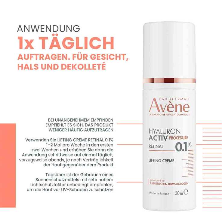 Avene Hyaluron Activ Procedure Retinal Creme, 30 ml