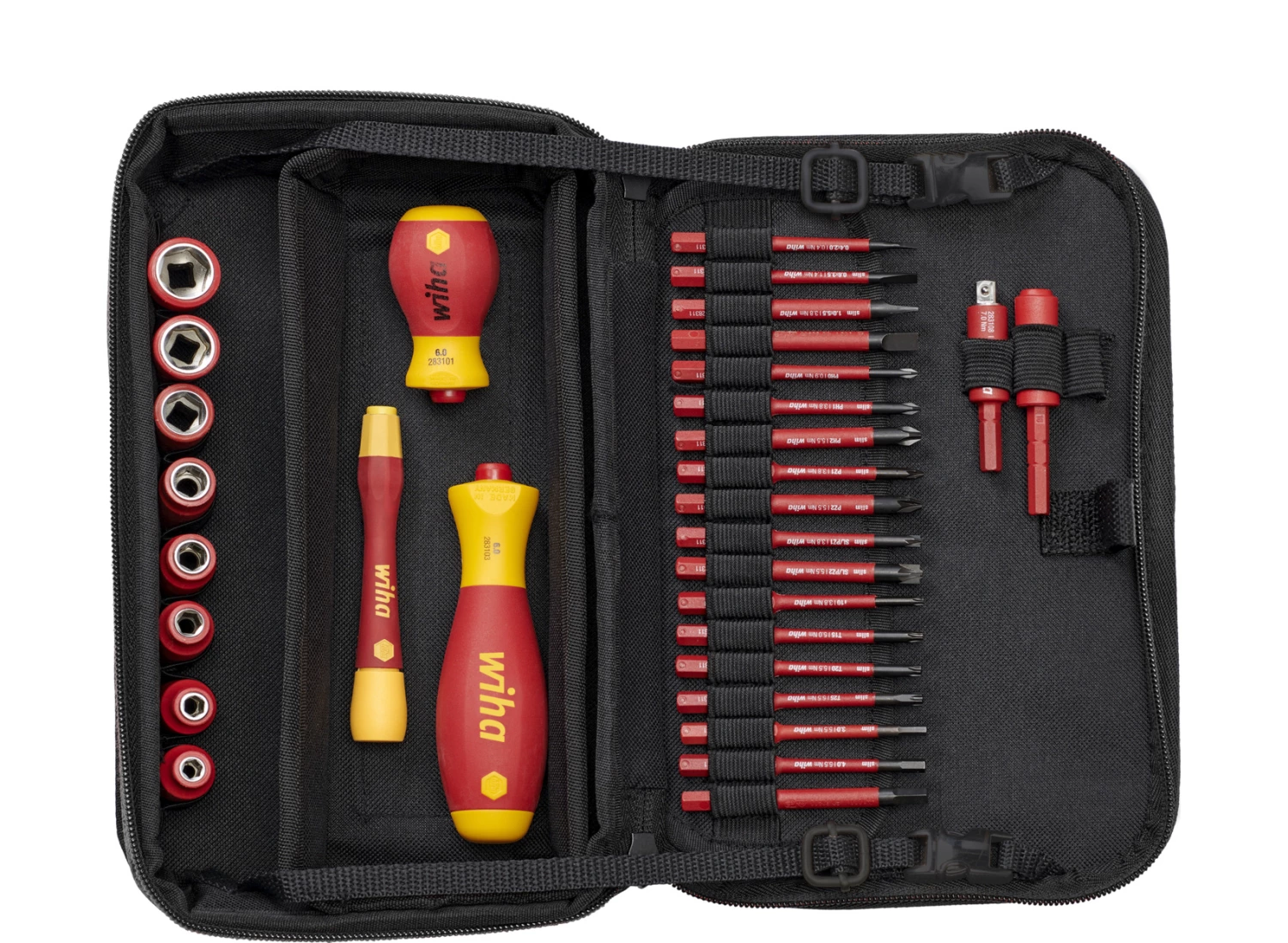 Wiha 7209NK2002 31-delige VDE slimVario Gereedschapset in tas