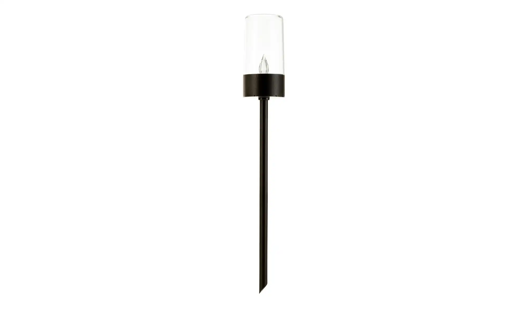 LED-Solar-Spieße, klar/schwarz, 2er-Set