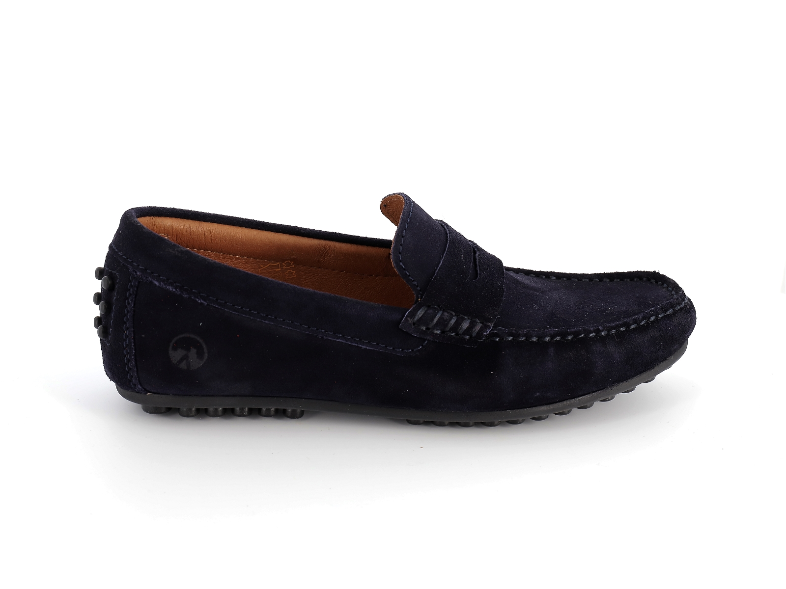 Les mocassins du sud-BAHAMA Daim Marine