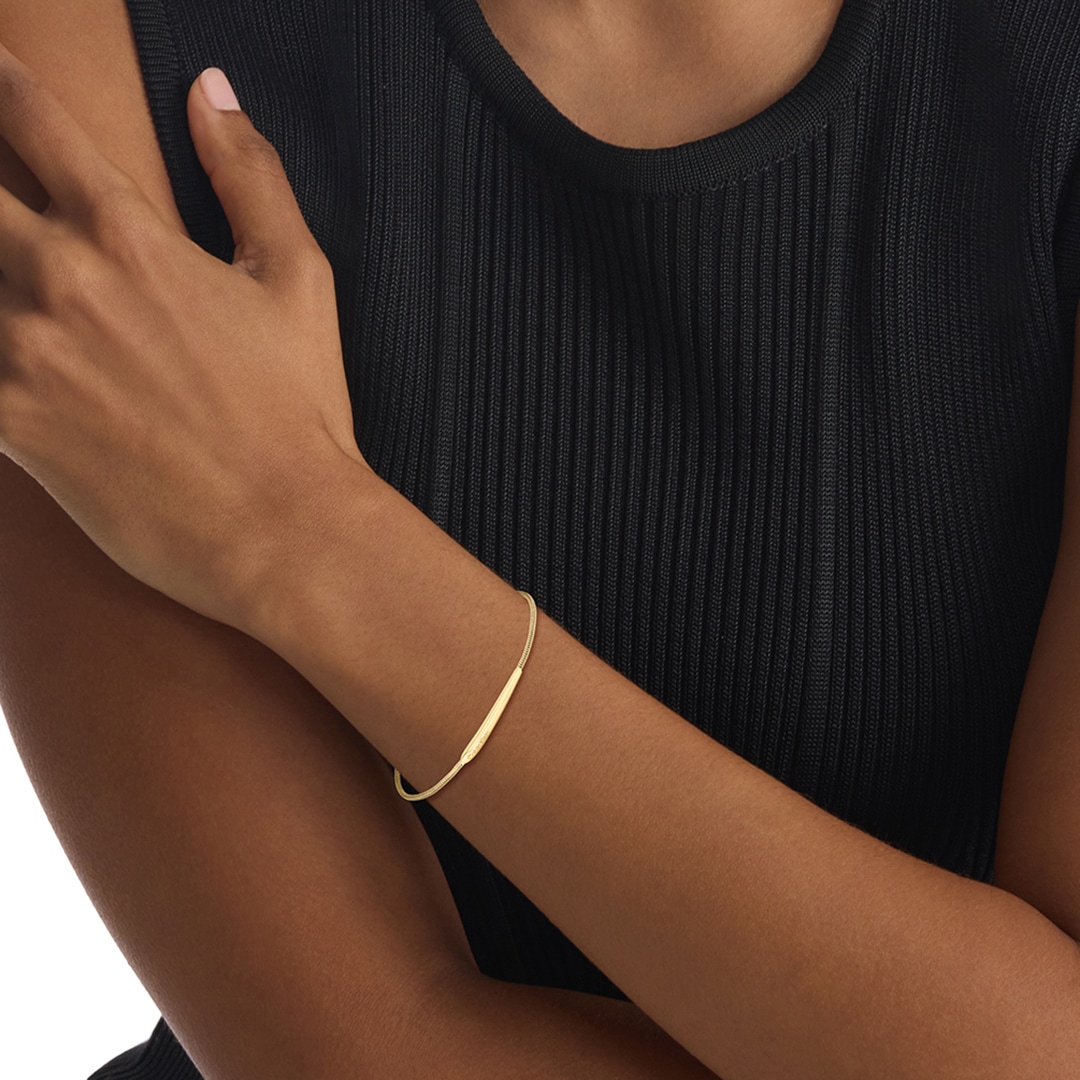 Calvin Klein Armband Elongated Drops Goldig