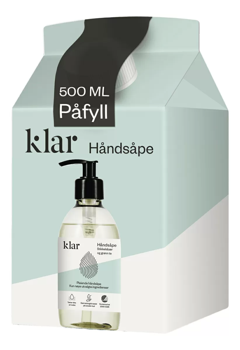 KLAR Håndsæbe Refill - 500 ml.