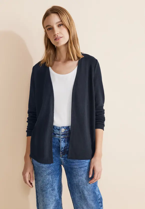 Sommer Strickjacke - deep blue