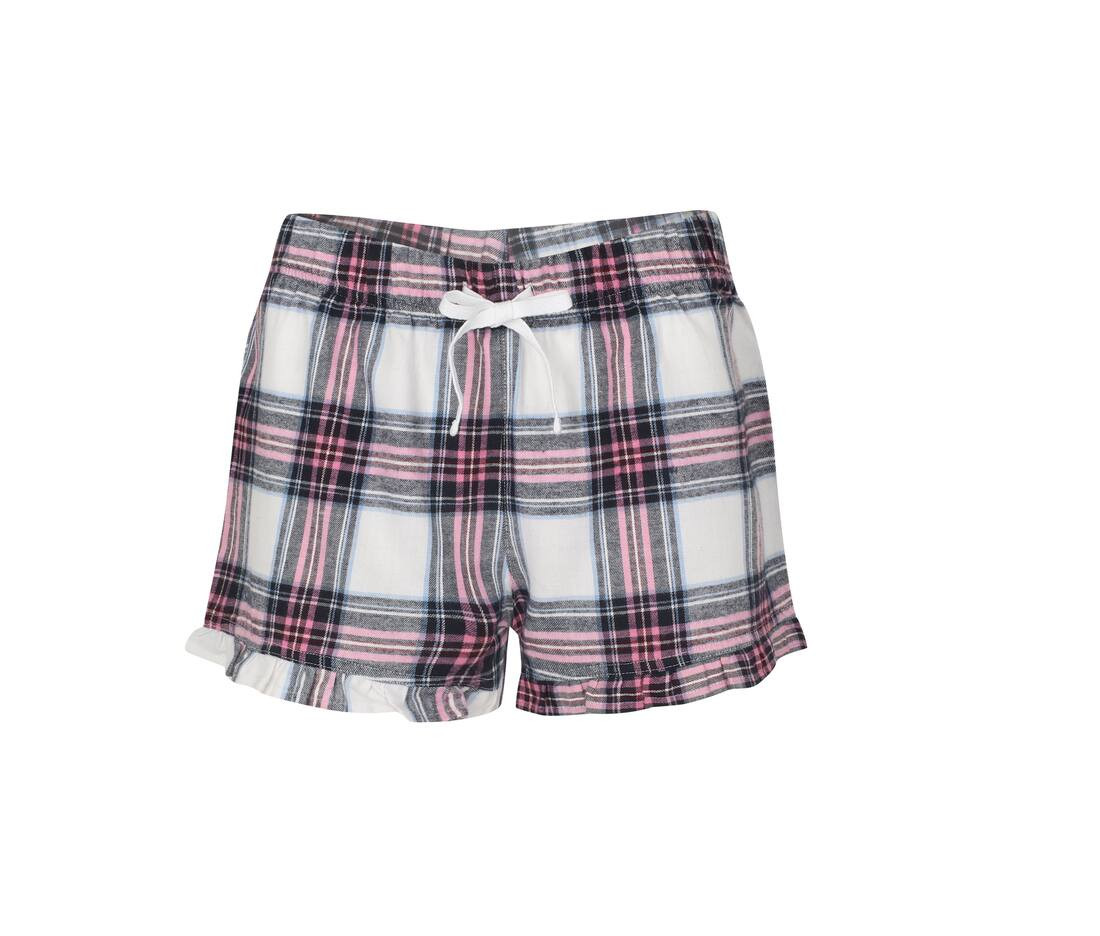 SF Women SK082 - Shorts de Pyjama Légers en Flanelle Douce pour l'Été