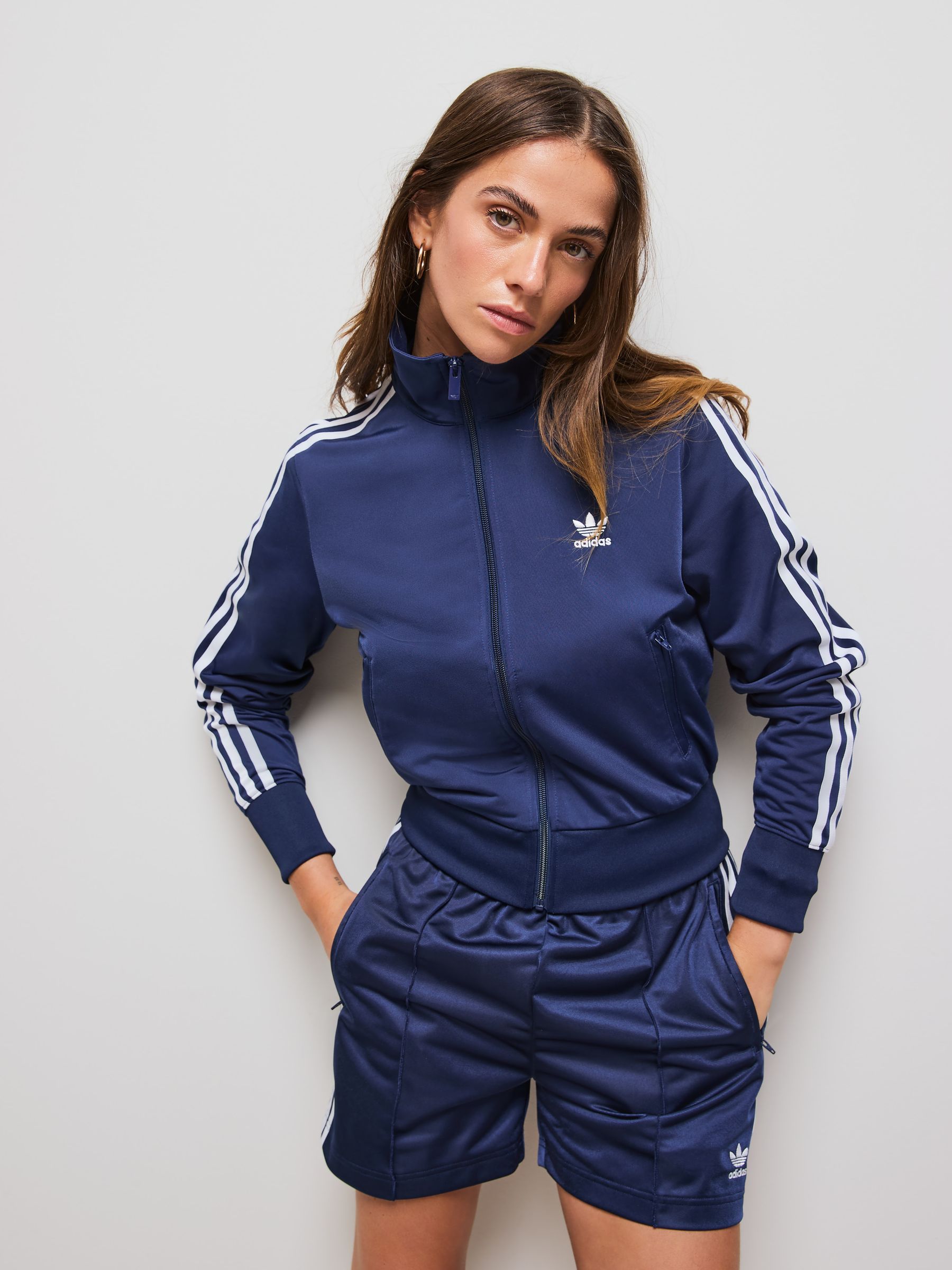 Indigoblauw - adidas Originals - Firebird trainingstop