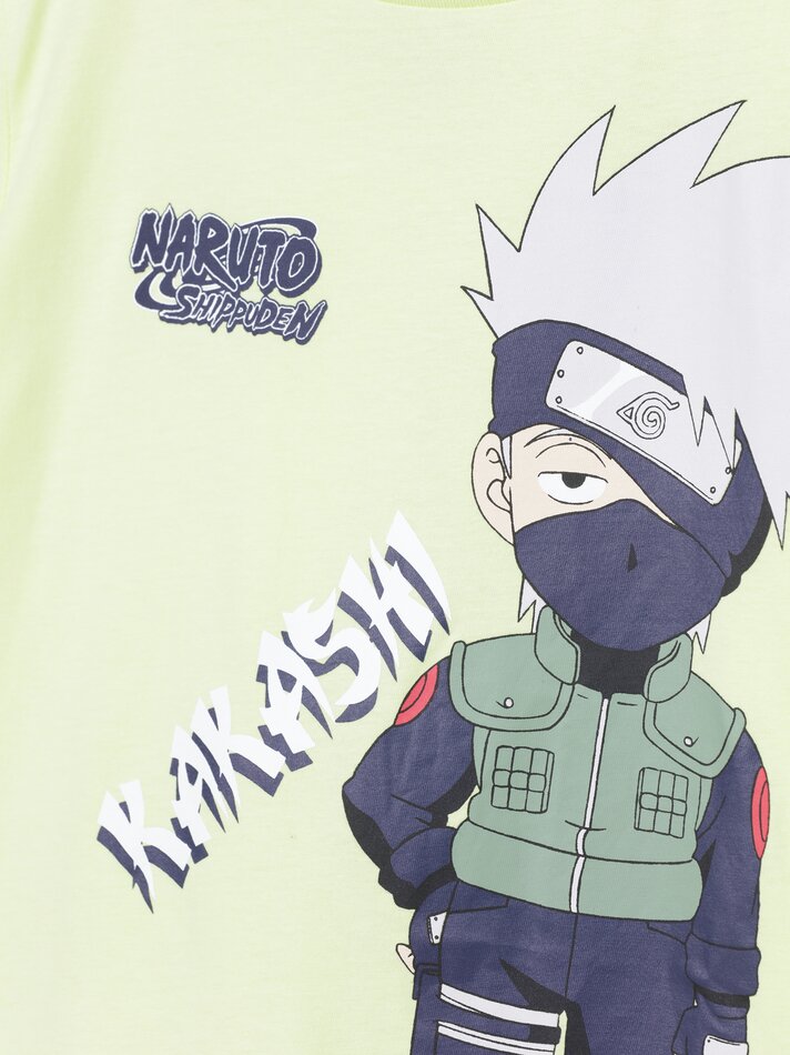 Conjunto de pijama curto estampado Naruto Shippuden - Lima